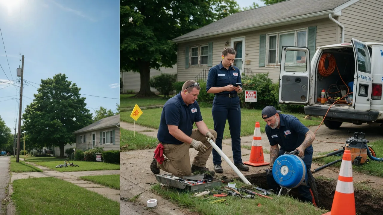 Sewer Line Repair in Wales Center, NY near me